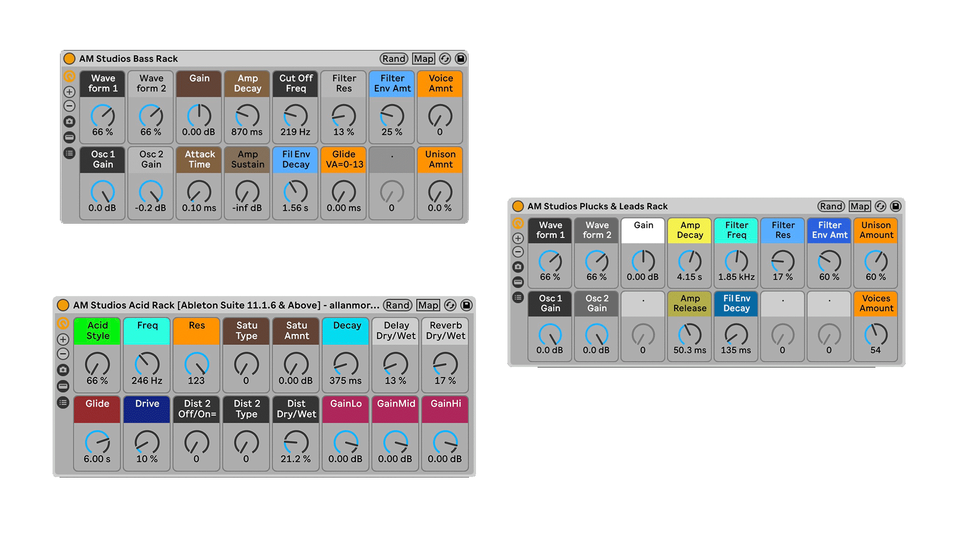 Ableton Racks from AM Studios