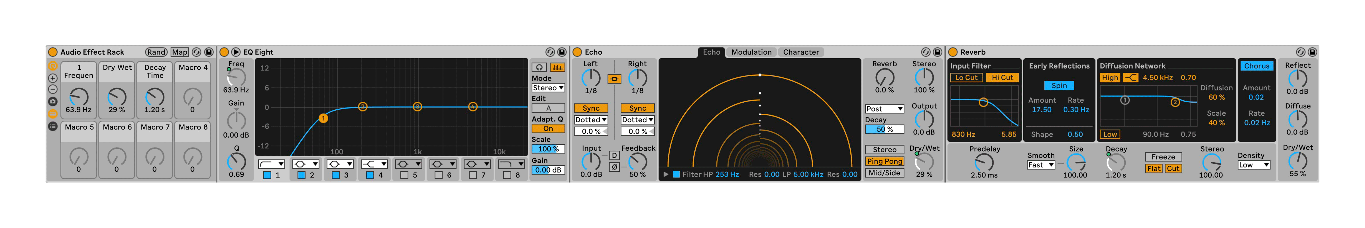 Ableton Audio Effect Rack
